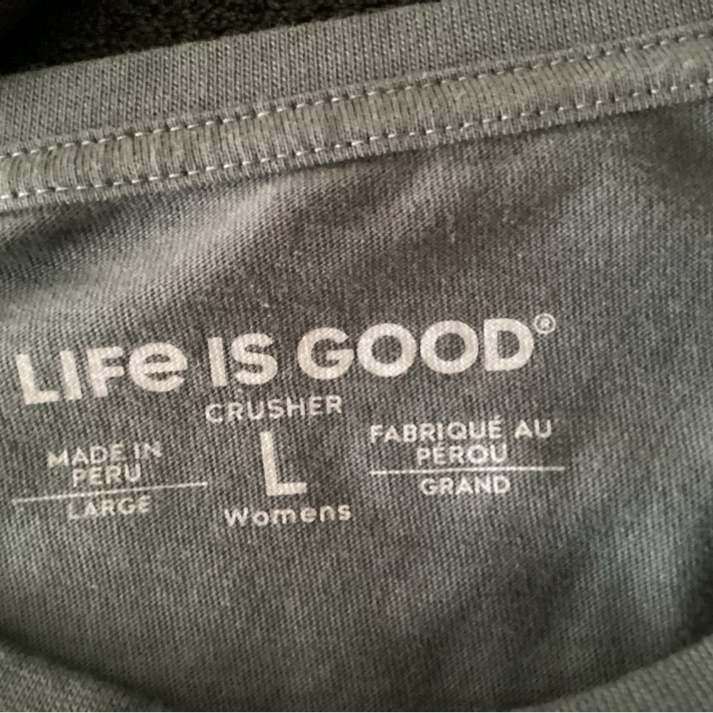T-shirt ,  Life is Good,  Crusher,  Crew Neck for Coffee Lovers - Picture 3 of 3
